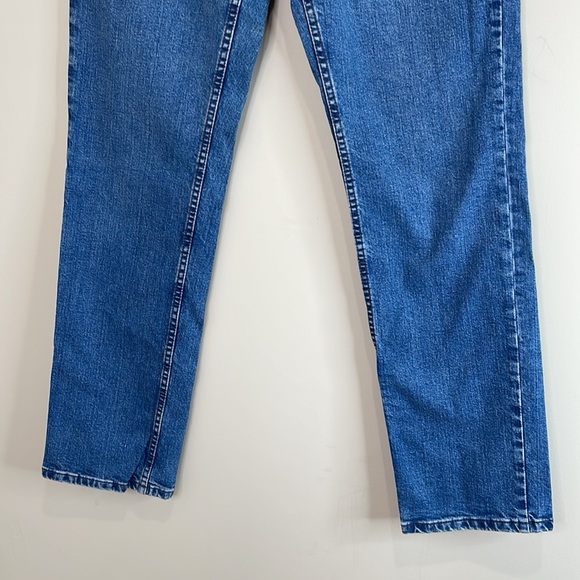 Vintage Harley-Davidson Y2K Straight Leg Jeans Blue Medium Wash Rigid 12 Long - Picture 4 of 13